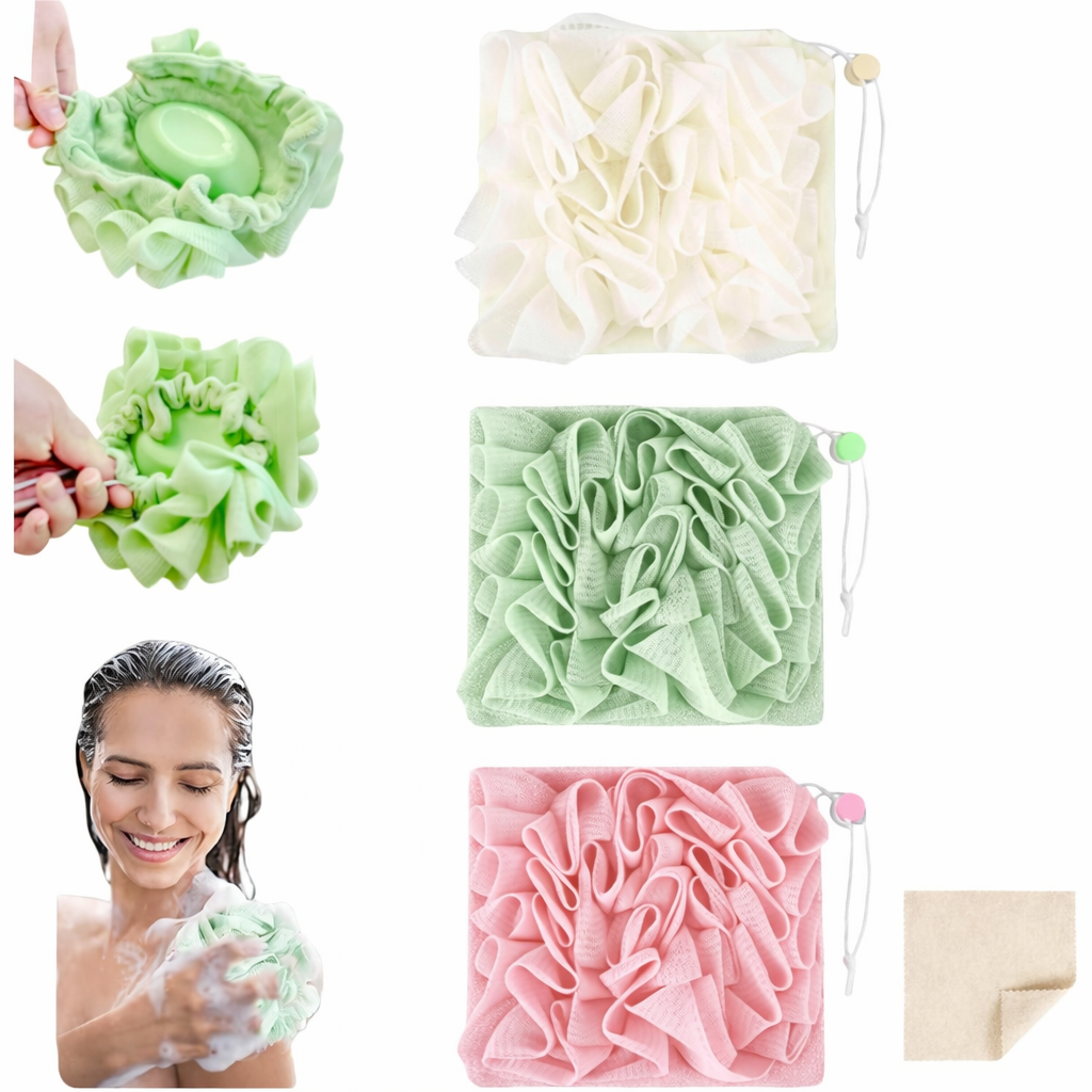 Flexi Lush™ Soap Bar Holder Loofah