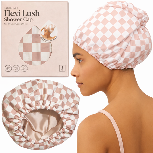 Flexi Lush™ Waterproof Shower Cap
