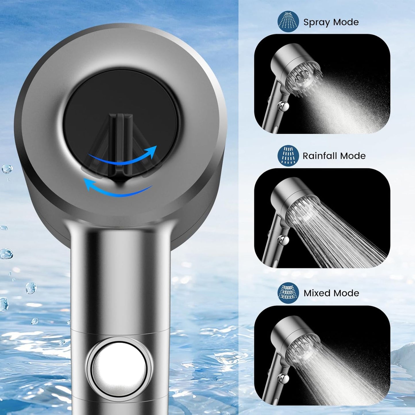 Handheld Filtered Shower Head