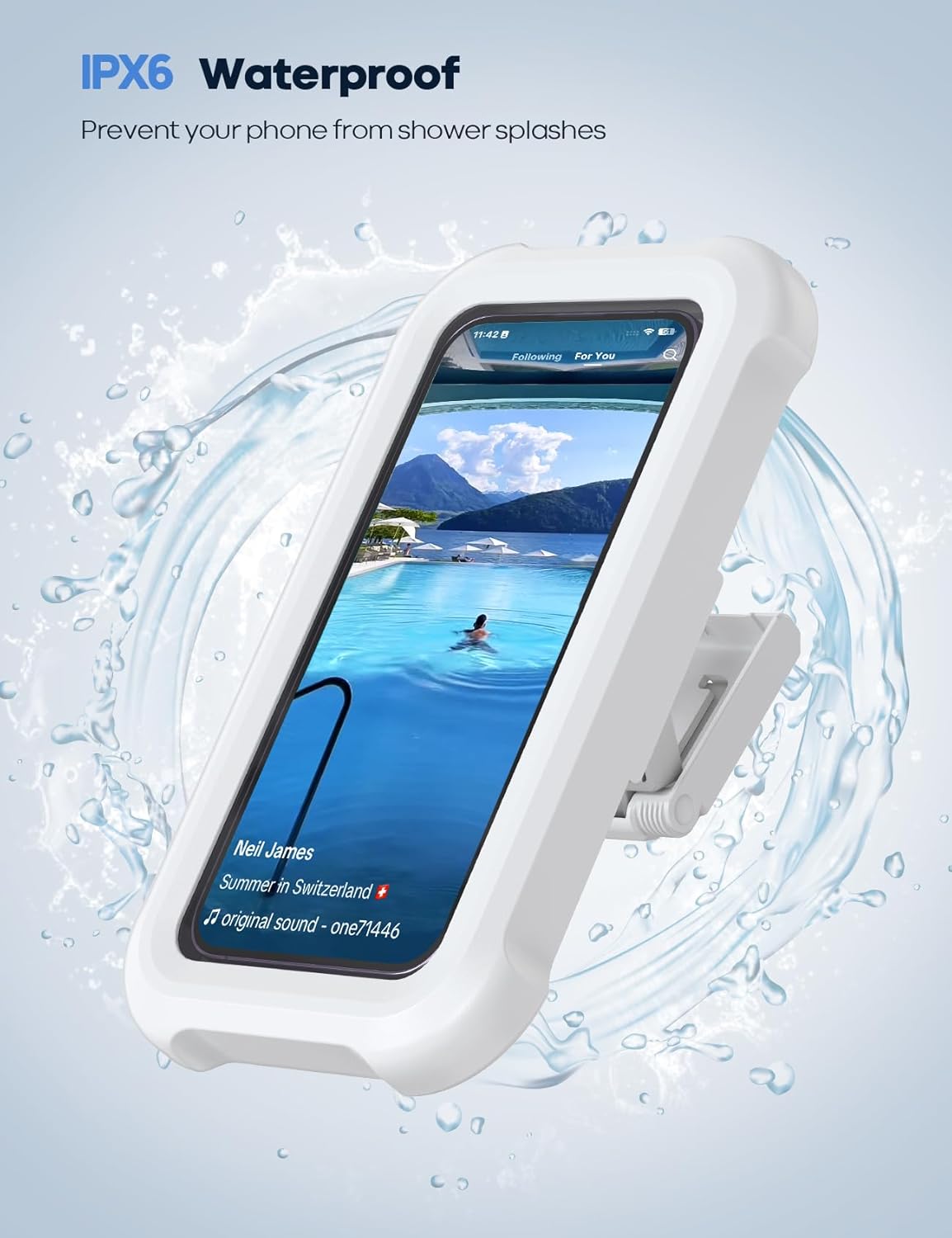 Waterproof Shower Phone Case