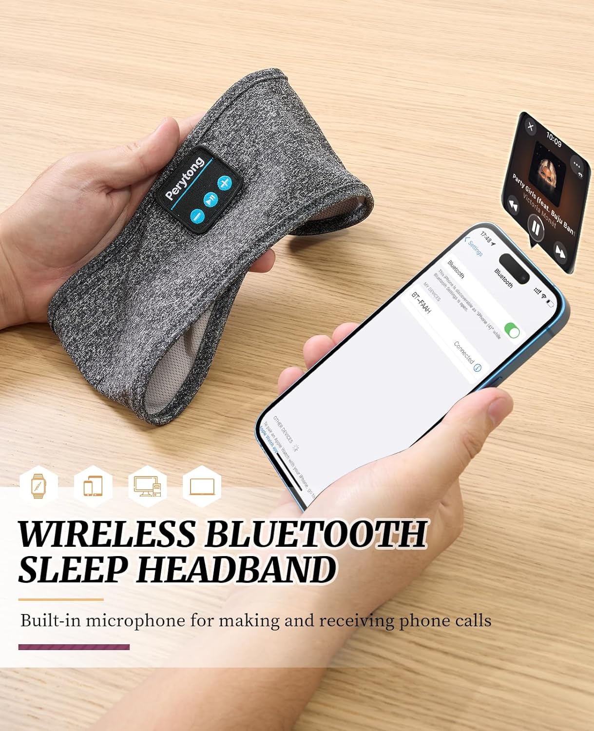 Bluetooth Sleeping Headband